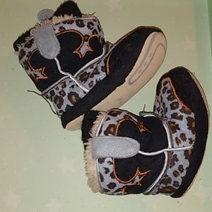 Cowboy Kickers baby booties leather soles